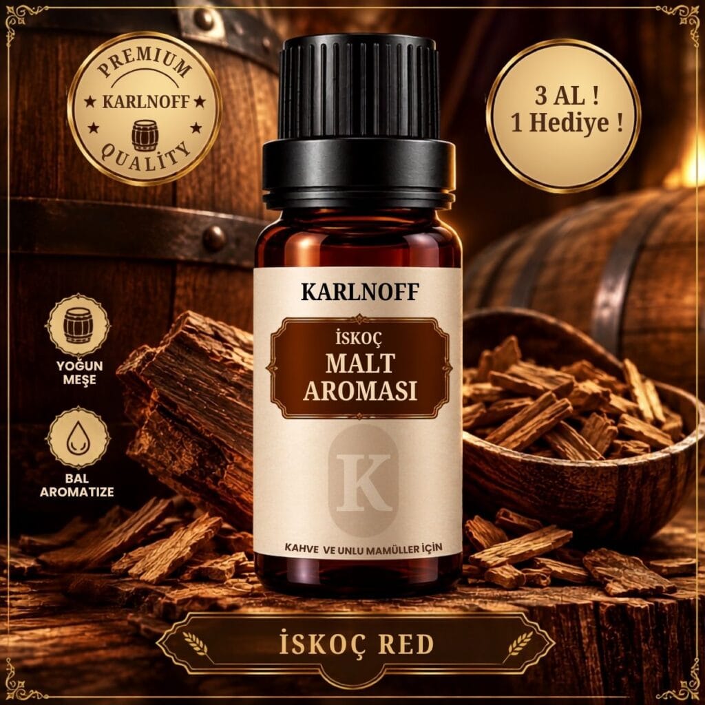 Karlnof İskoç Malt Aroması Yüksek Yoğunluklu Likit Aroma